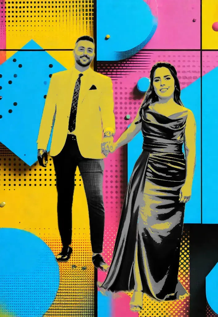 Nowoczesny Pop-Art – wyjątkowy prezent pełen kolorów! obraz