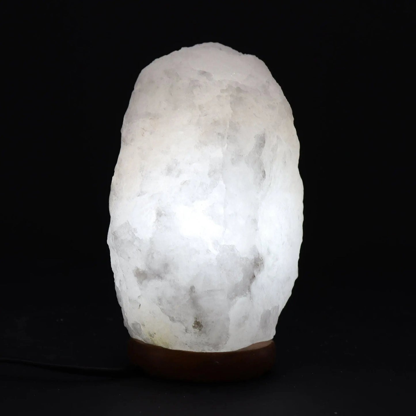 Crystal Rock Himalayan Salt Lamp - & Base apx 3-5kg  Himalayan Salt Lamps & Candle Holders