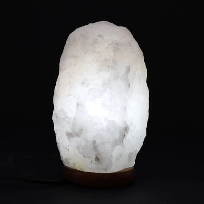 Crystal Rock Himalayan Salt Lamp - & Base apx 3-5kg  Himalayan Salt Lamps & Candle Holders