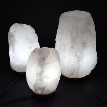 Crystal Rock Himalayan Salt Lamp - & Base apx 3-5kg  Himalayan Salt Lamps & Candle Holders