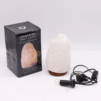 Crystal Rock Himalayan Salt Lamp - & Base apx 3-5kg  Himalayan Salt Lamps & Candle Holders