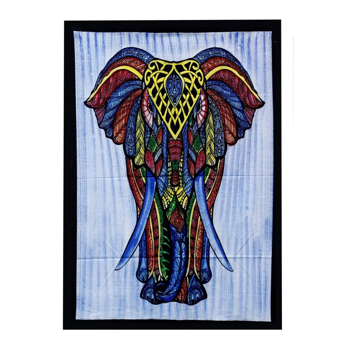Handbrushed  Cotton Wall Art - Elephant  Handbrushed Cotton Wall Hangings