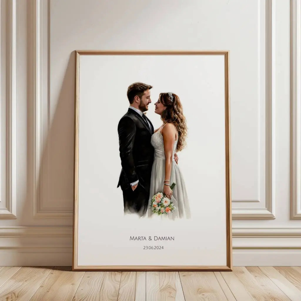 portrety ze zdjęcia na płótnie