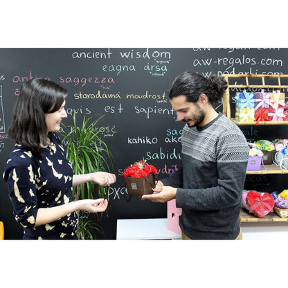 Soap Flower Bouqet - Blue Wedding  Luxury Soap Flowers