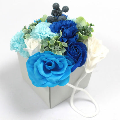 Soap Flower Bouqet - Blue Wedding  Luxury Soap Flowers