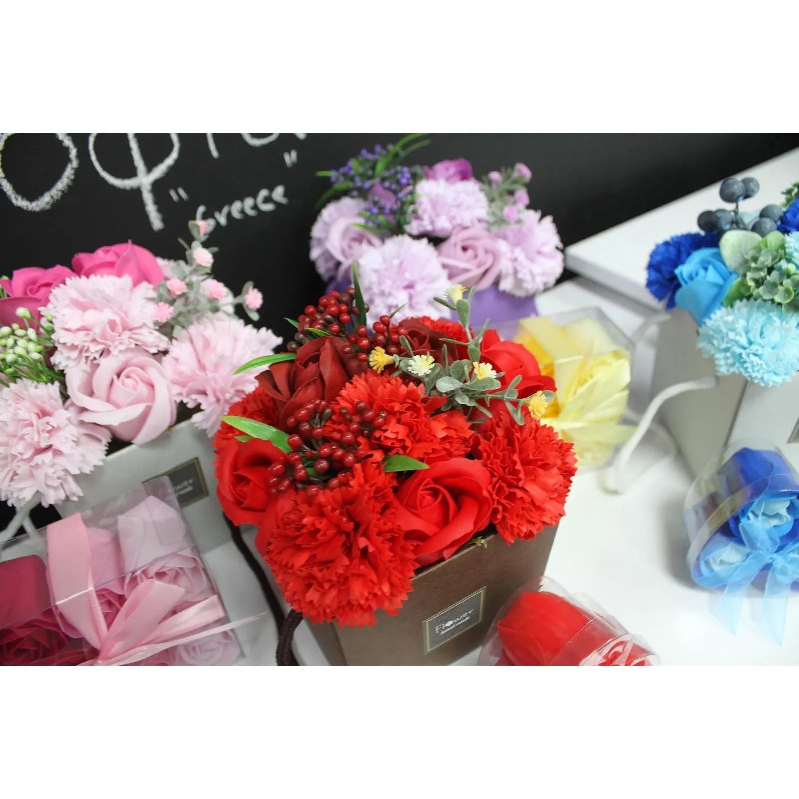 Soap Flower Bouqet - Spring Flowers  Luxury Soap Flowers