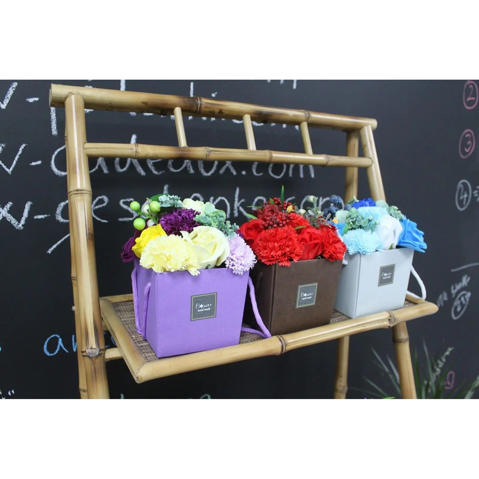 Soap Flower Bouqet - Spring Flowers  Luxury Soap Flowers