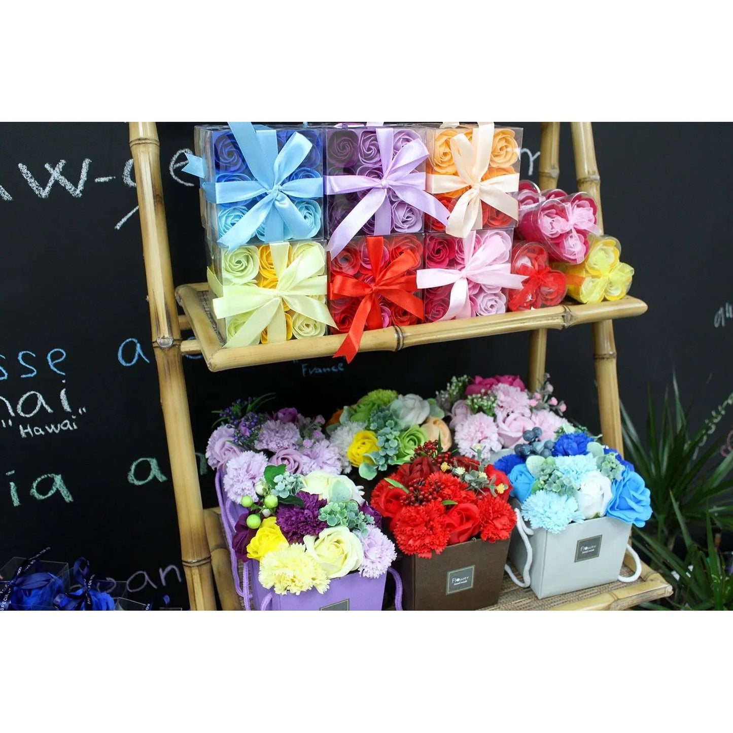 Soap Flower Bouqet - Spring Flowers  Luxury Soap Flowers