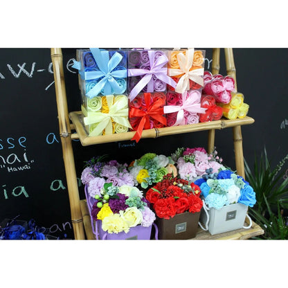 Soap Flower Bouqet - Spring Flowers  Luxury Soap Flowers